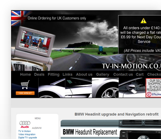 TV in motion webstore Image